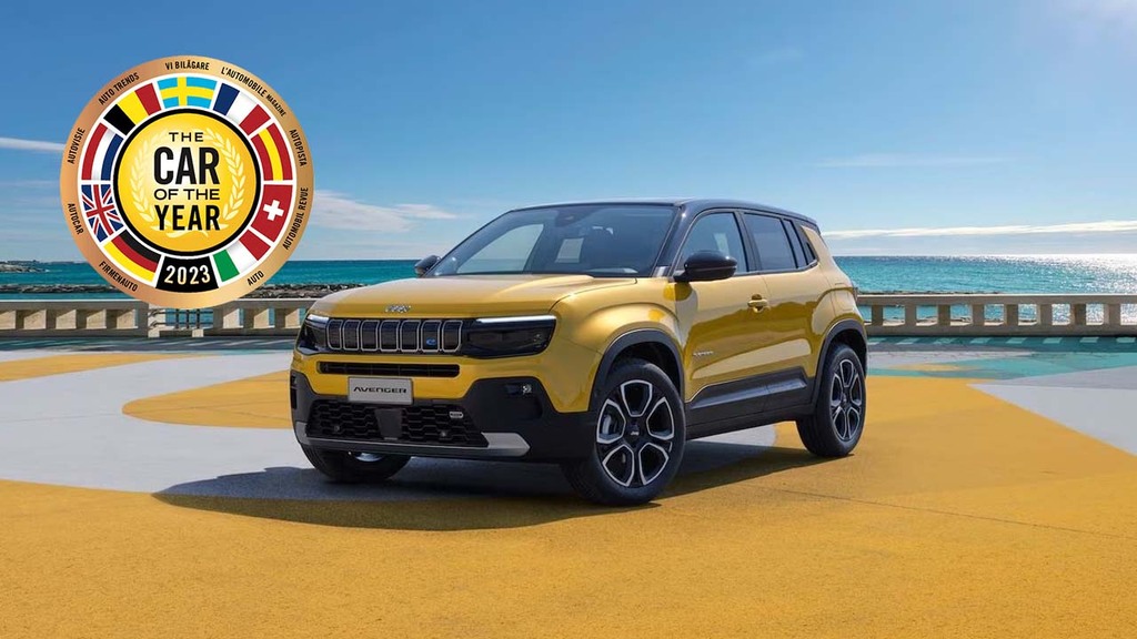 jeep avenger wins European car of the year 2023
